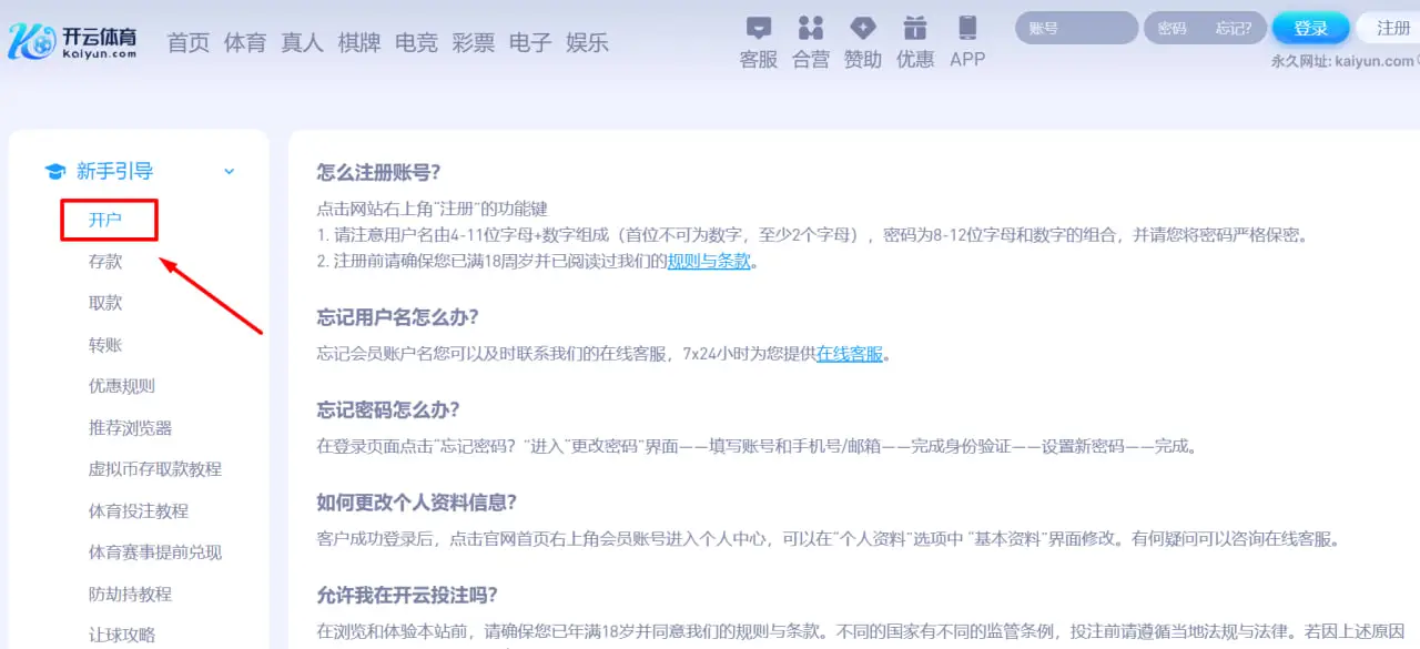 开云体育注册详细指南